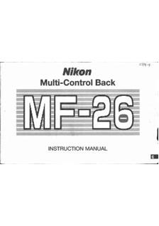 Nikon Backs - all manual. Camera Instructions.
